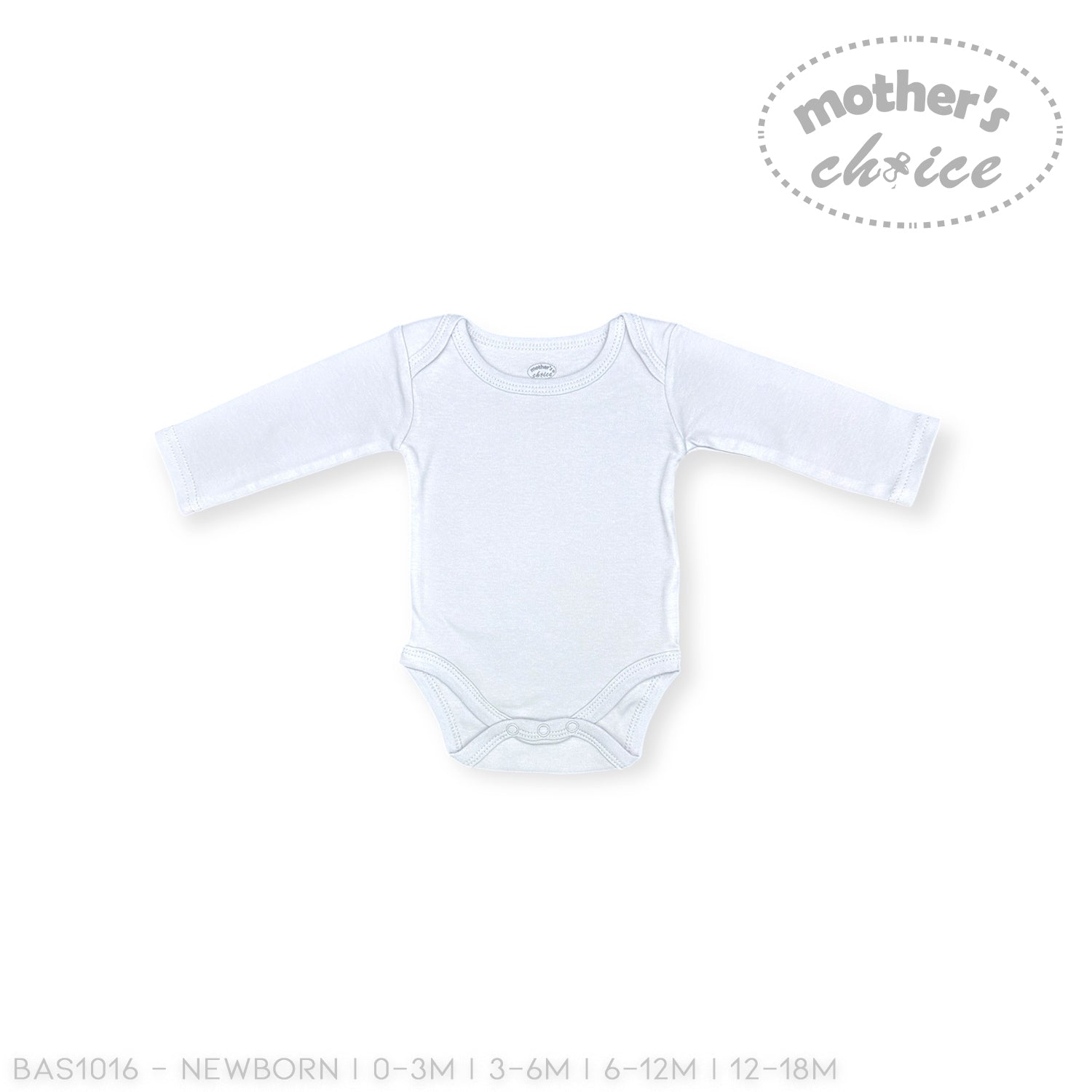 MC BABY 3 PACK  BODYSUIT SET LS