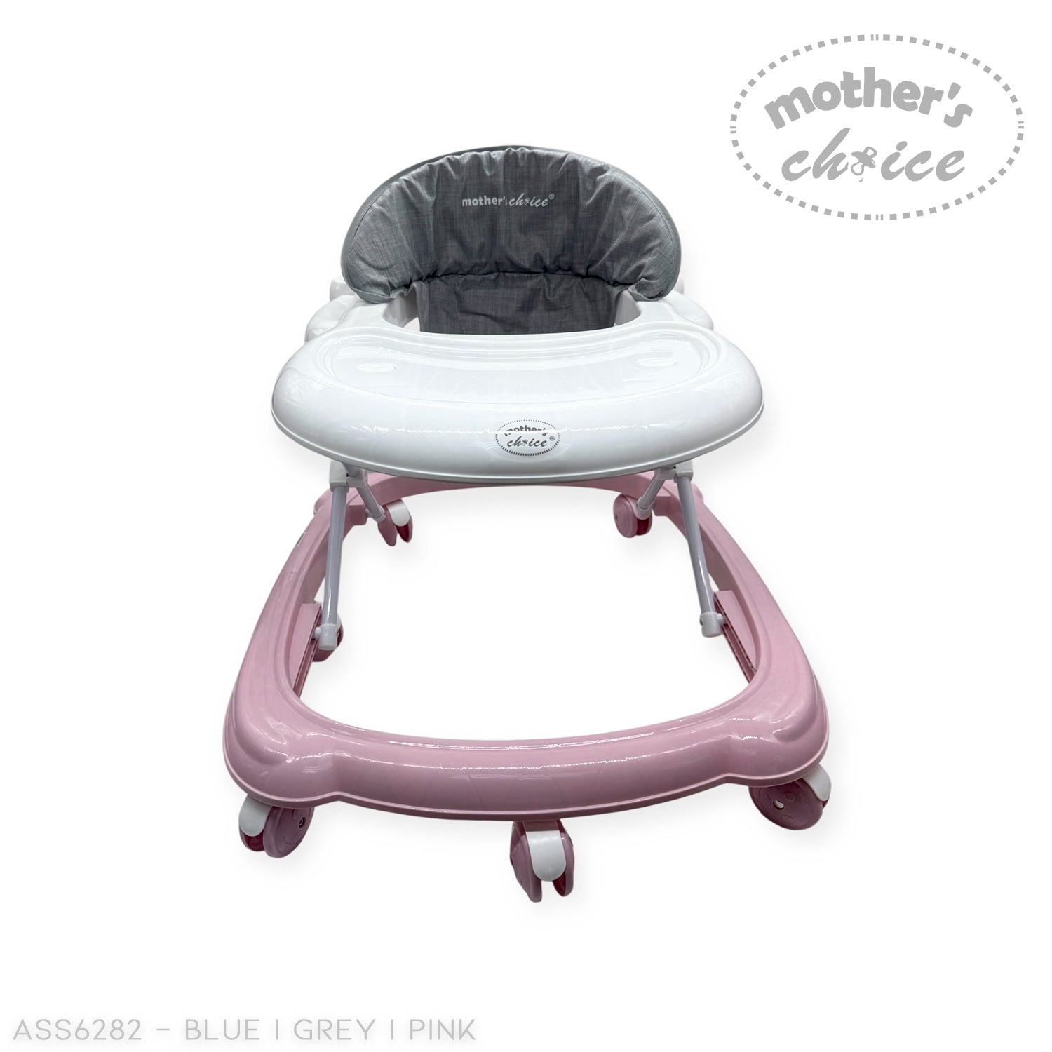 MOTHERS CHOICE BABY WALKER WITH MUSIC AND LIGHT, PLASTIC WHEEL