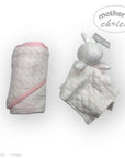 M/C SHERPA BLANKET & RABBIT  DUDU PINK