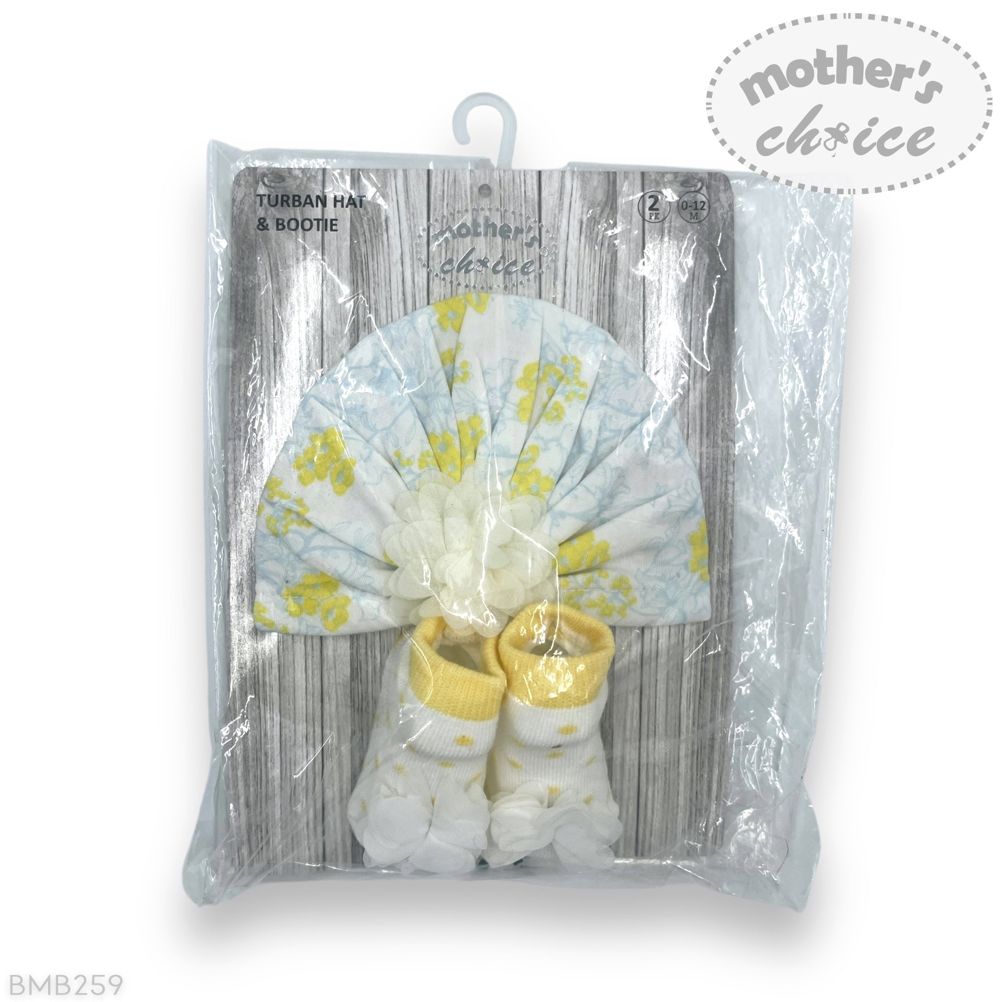 M/C 2PK BIB AND SOCK SET BLUE/YELLOW