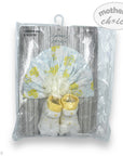 M/C 2PK BIB AND SOCK SET BLUE/YELLOW