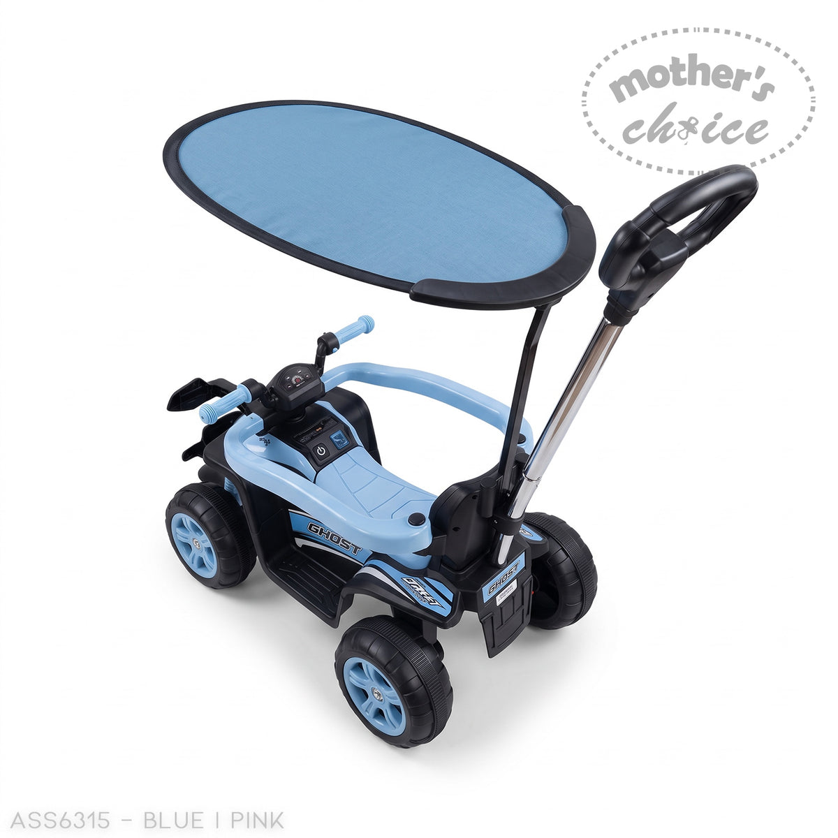 RIDE-ON CAR WITH CANOPY