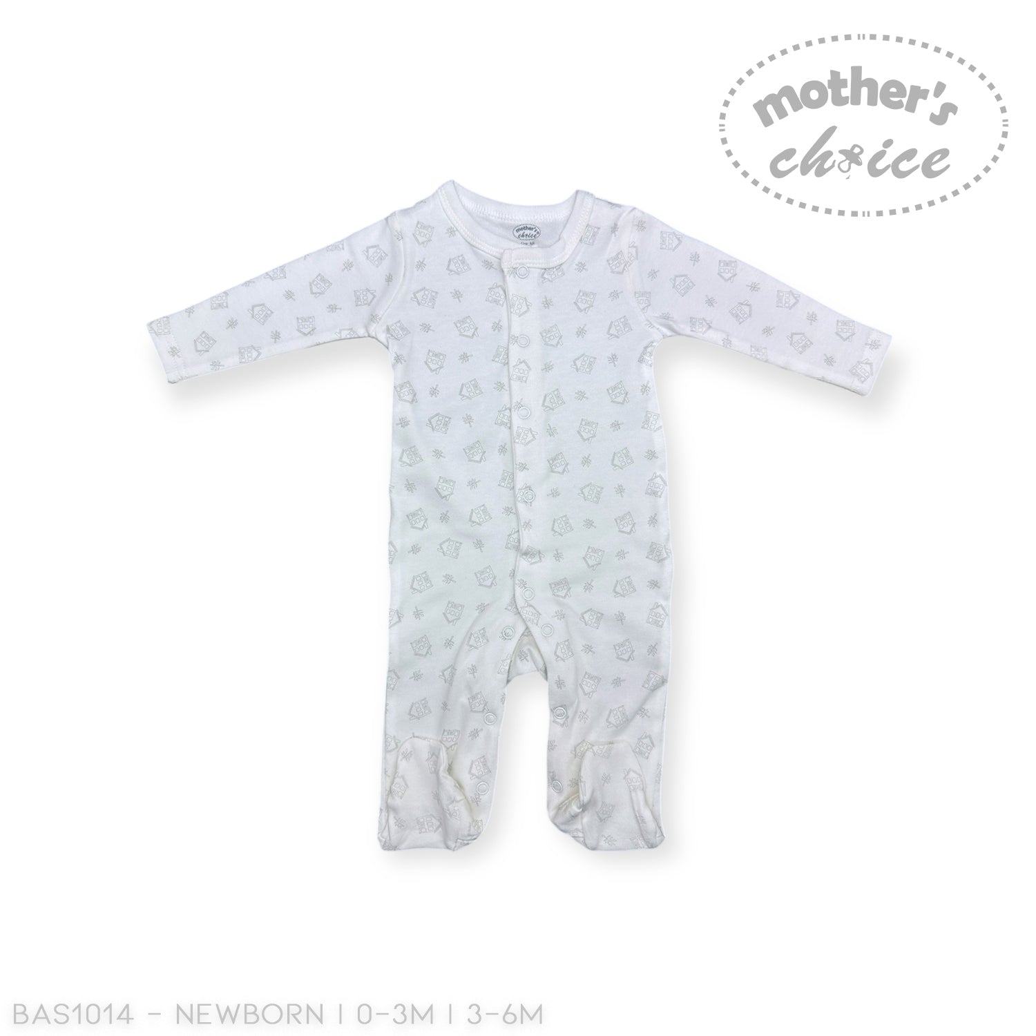 MC 2 PIECE BABYGROW WITH SNAPS
