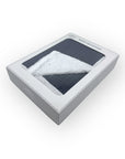 M/C SHERPA FLEECE BLANKET BOX NAVY