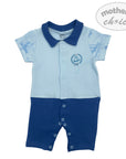 INF BOYS AIRFORCE SAILOR ROMPER  SET 6-9M