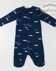 2 PACK BABYGROWS BOYS 'CROCODILE'