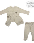 INF GIRLS NATURAL 5PC SET 'BEAUTIFUL GARDEN' 0-3M