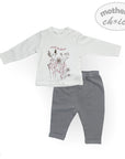 M/C 3PC FIBRE JACKET SET GREY 6M