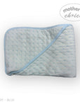 M/C SHERPA BLANKET & RABBIT  DUDU BLUE