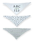 M/C 3 PACK BANDANA BIB SET ABC-123