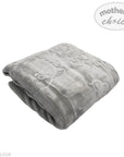 BABY MINK BLANKET - GREY BEAR