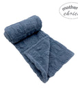 M/C SINGLE LAYER JACQUARD BLANKET BLUE