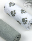 4PK FACECLOTHS PAWS