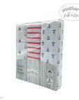 BABY FLANNEL RECEIVER NAUTICAL