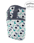 MC MICROFIBRE 4PC DIAPER BAG - GREY