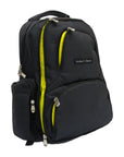 INFANTS LINNEN DIAPER BACKPACK BLACK