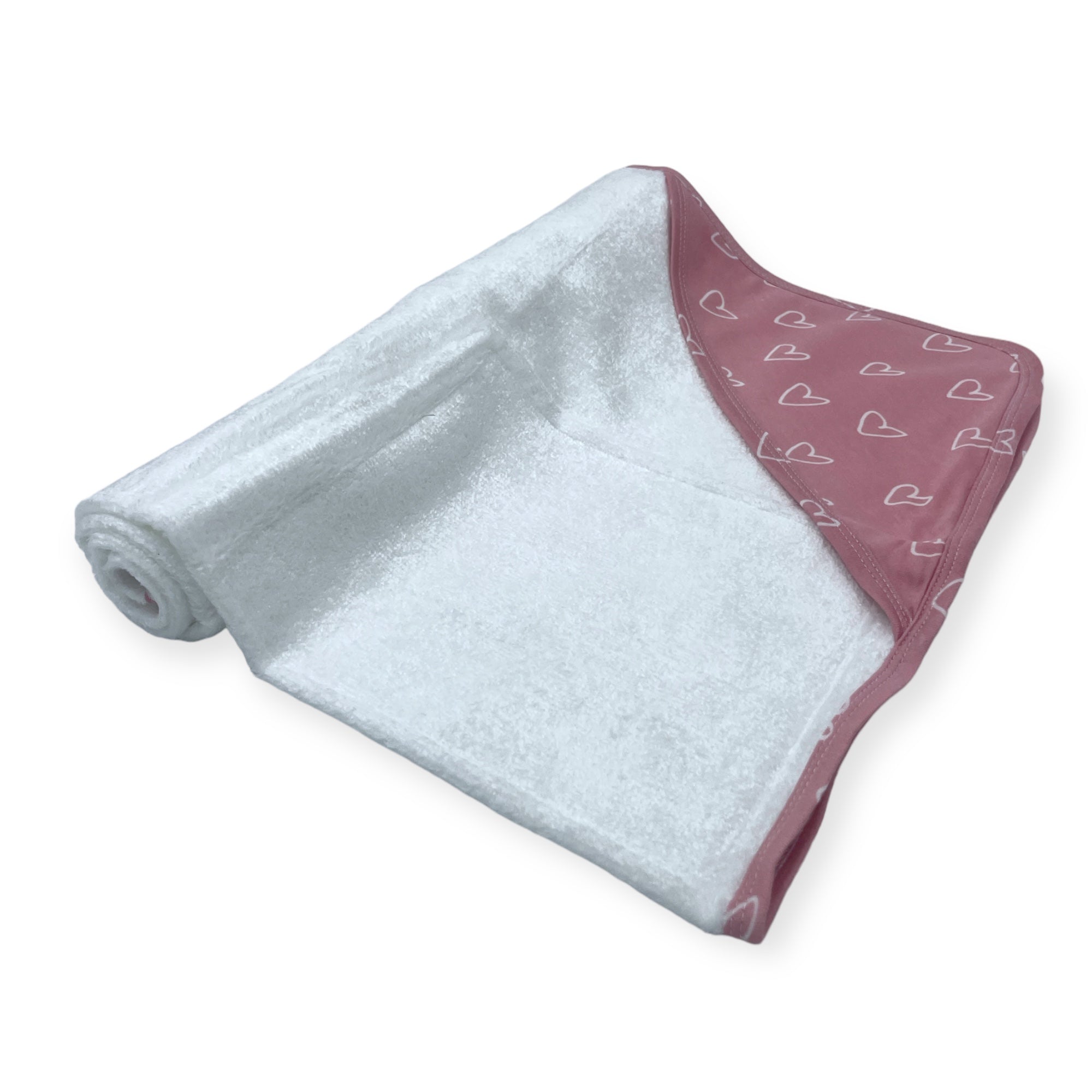 M/C BAMBOO HOODED TOWEL PINK