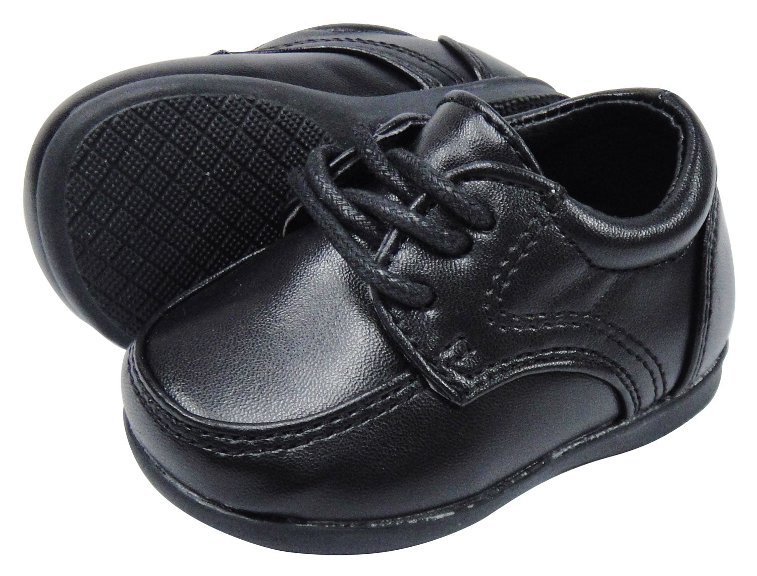 BOYS BLACK LACE UP SHOE