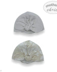 M/C 2PK BEANIE HAT SET FLOWERS