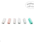M/C 6 PACK WASHCLOTH SET PINK RAINBOW