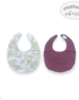 M/C 2 PACK FANCY BIBS BUTTERFLY