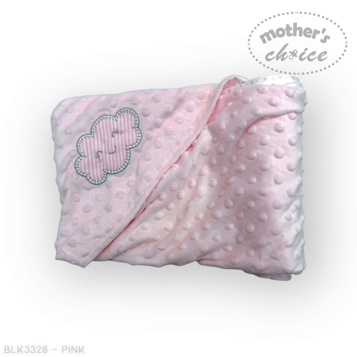 M/C SHERPA BLANKET &amp; ELEPHANT DUDU PINK