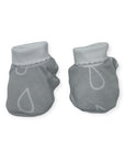 M/C BAMBOO 3PK NEWBORN BEANIE SET GREY