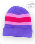 GIRLS WINTER HATS STRIPED