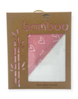 M/C BAMBOO HOODED TOWEL PINK