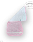 M/C BAMBOO 2PK  BURP CLOTHS PINK