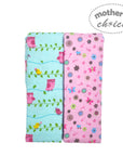 2 PACK FLANNEL RECEIVER GIRLS OWL/BUTTERFLY