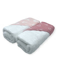 M/C BAMBOO 2PK  HOODED TOWEL PINK