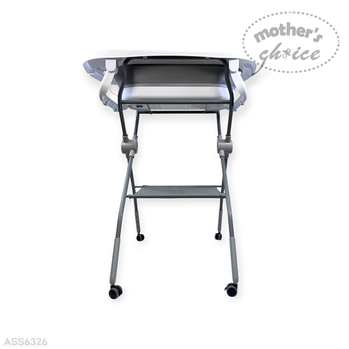 FOLDABLE BABY BATHTUB WITH THERMOMETER AND STAND
