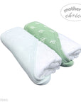 M/C BAMBOO 2PK  HOODED TOWEL SAGE
