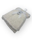 M/C SINGLE LAYER SHERPA FLEECE BLANKET ACRU