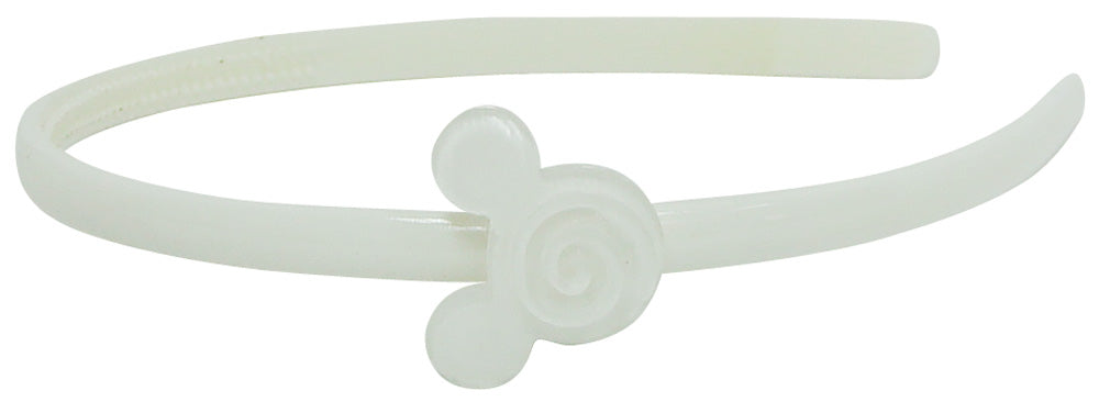 GIRLS ALICE BAND WHITE - CARTOON