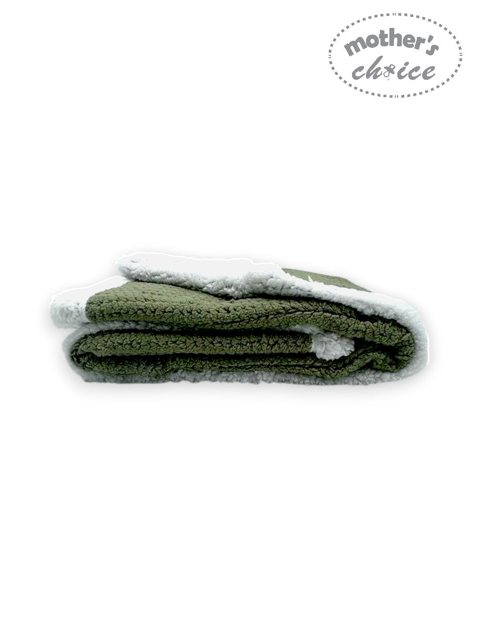 M/C SHERPA FLEECE BLANKET BOX SAGE