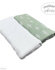 M/C BAMBOO 2PK MUSLIN WRAP SAGE