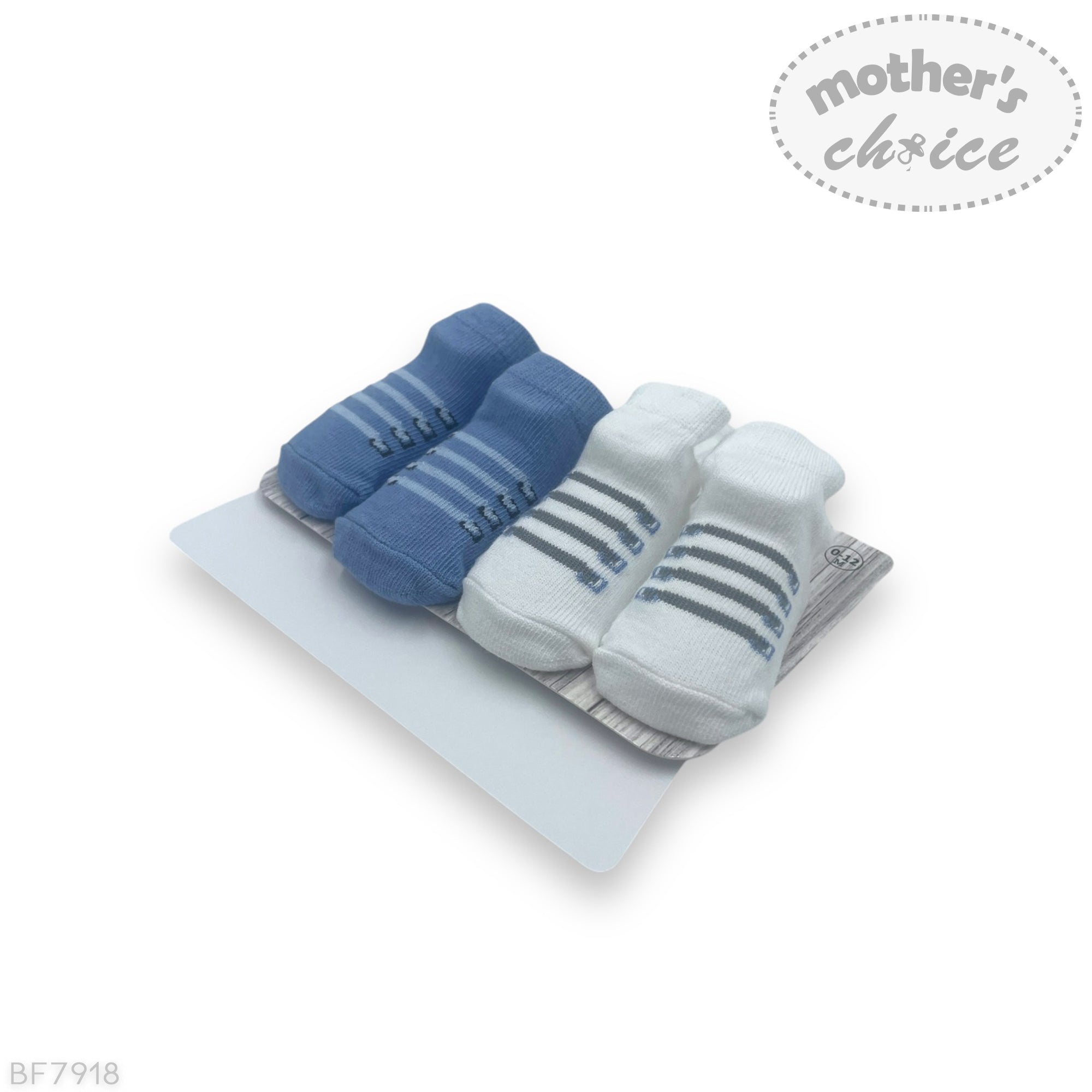 M/C 4PK BIB AND SOCKS SET BLUE