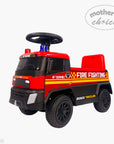 RIDE-ON CAR FIRE FIGHTER WITH TRAILER