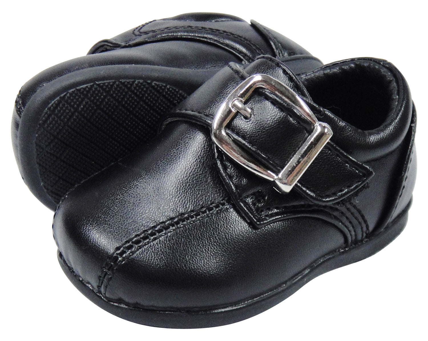 BOYS BLACK VALCRO SHOE