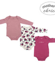 MC 100% COTTON 3 PACK BODYSUIT