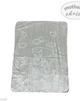 BABY MINK BLANKET - GREY BEAR
