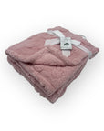 M/C SINGLE LAYER JACQUARD BLANKET PINK