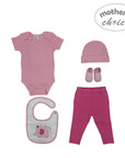 M/C 5 PCS GIFT SET PINK ELEPHANT