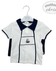 M/C BOYS 2PC SAILOR NAVY  3M